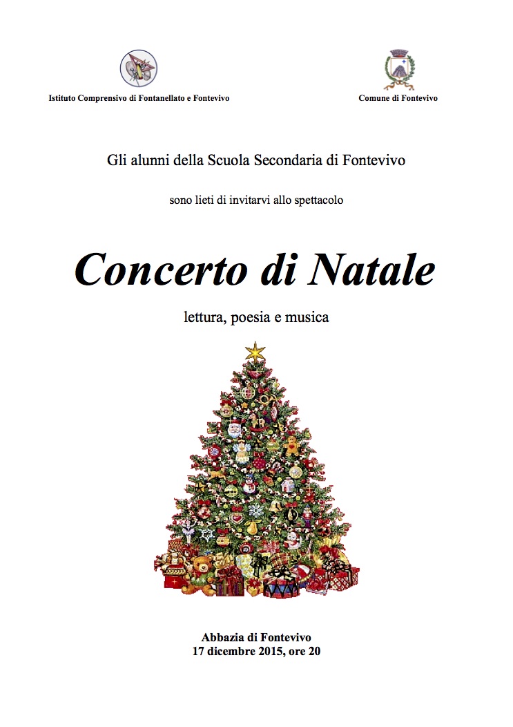 invito Concerto di Natale